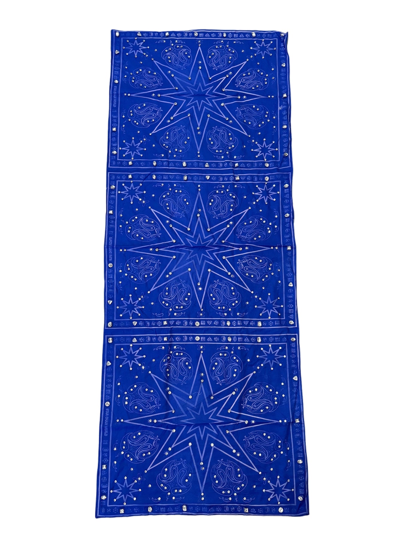 Royal Blue StarDana (SAMPLE) - Triple Bandana with Stones