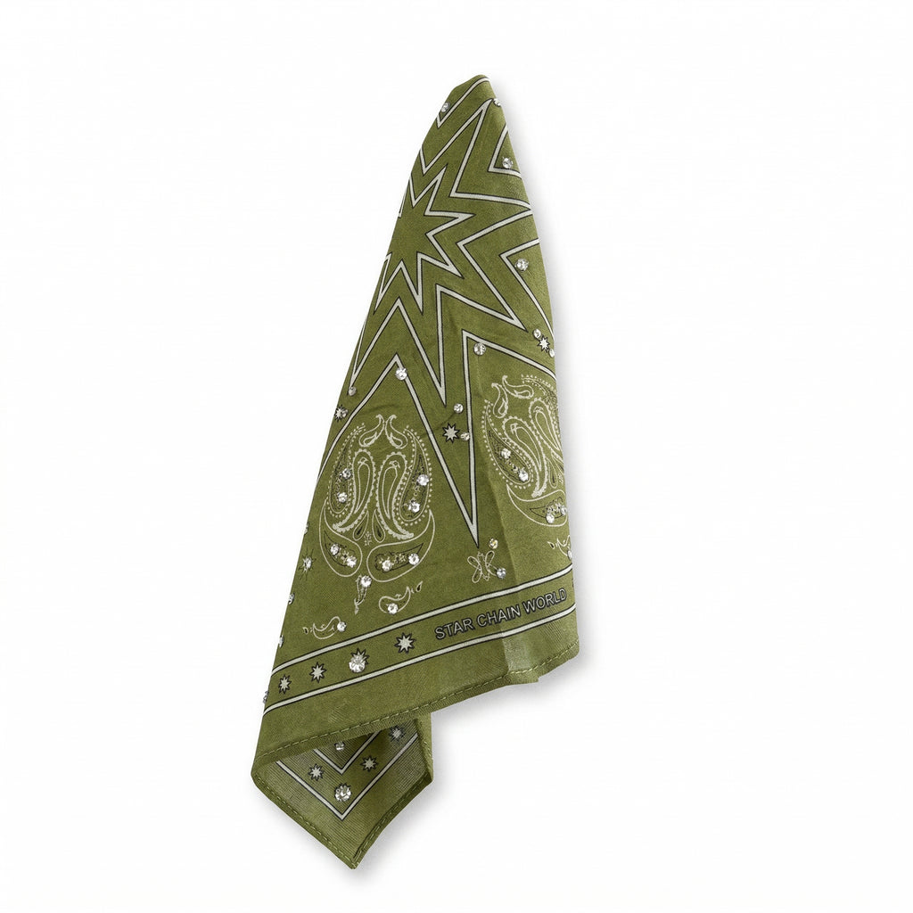 Olive Green Bandana (StarDana)