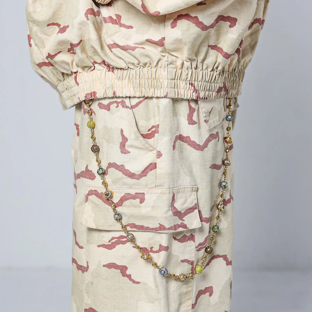 Gold Planet Wallet Chain - Multicolor