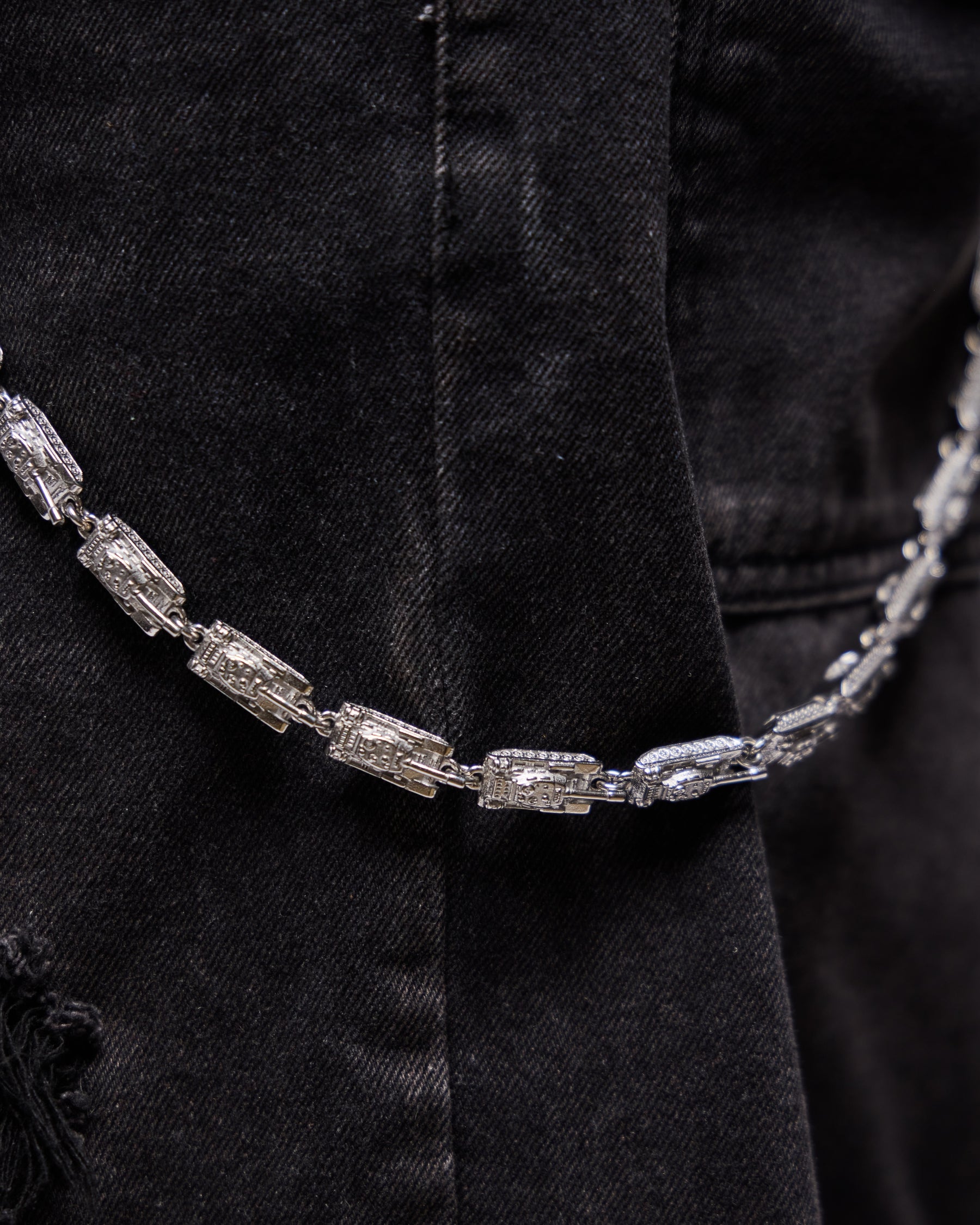 Tank Wallet Chain - No Stones