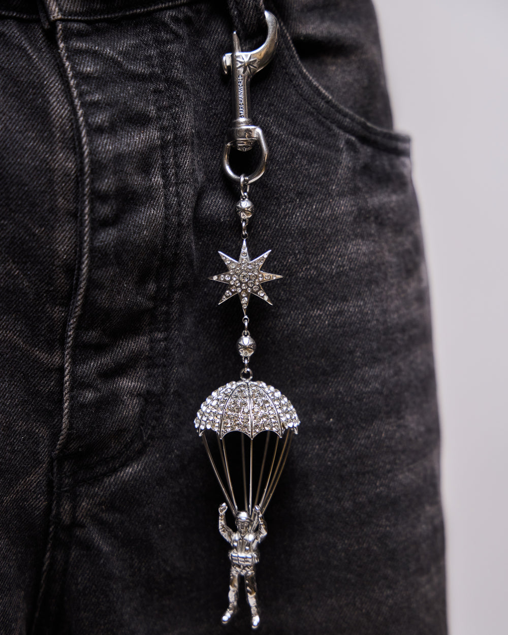 Parachute Man KeyChain