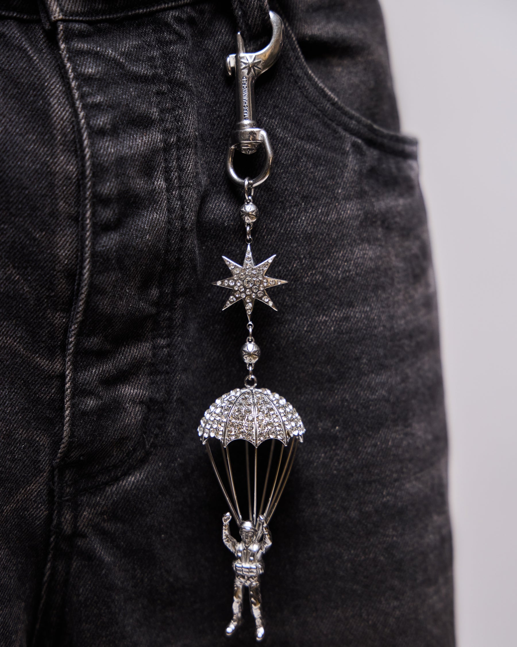 Parachute Man KeyChain