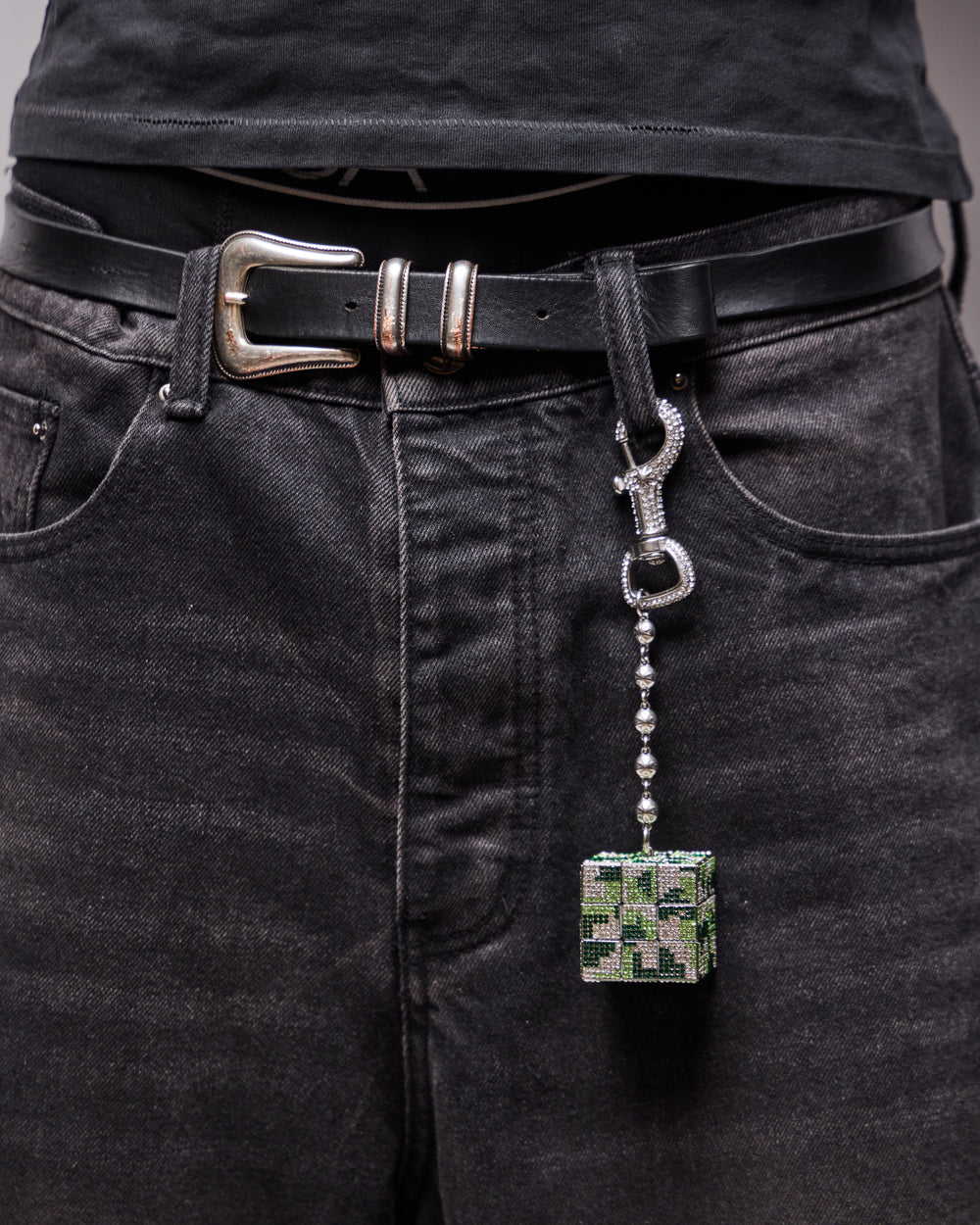 Green Camo StarCube - Silver