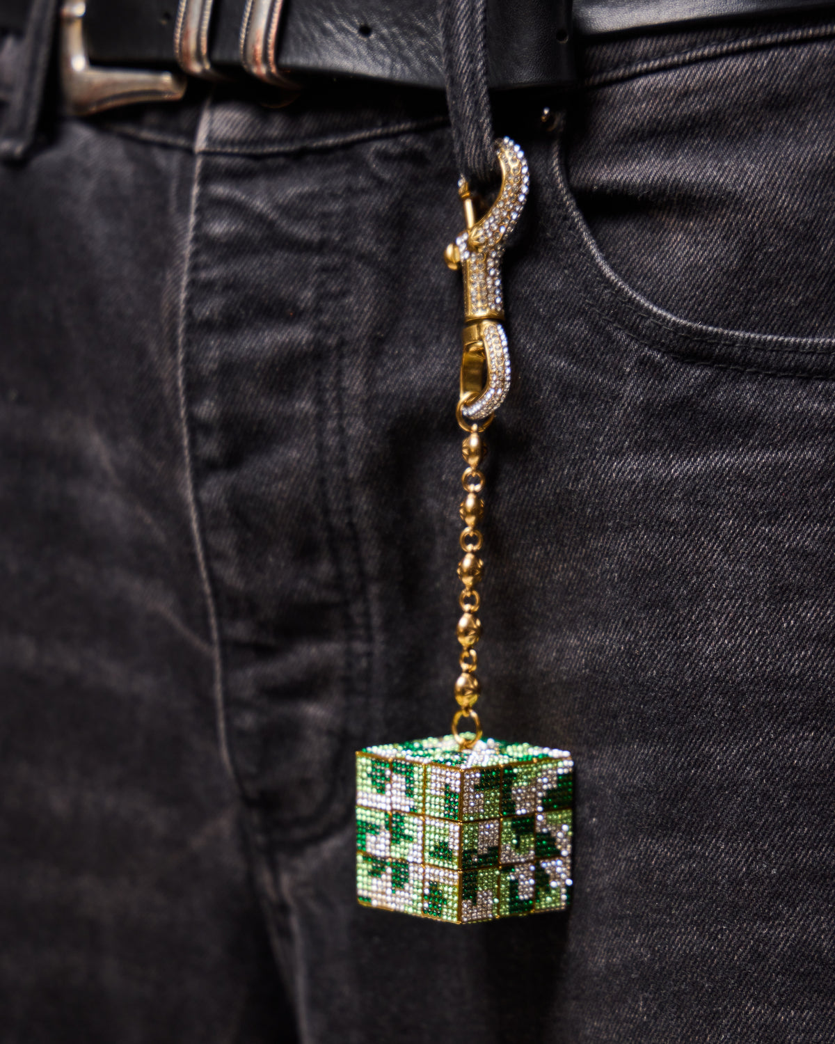 Green Camo StarCube - Gold