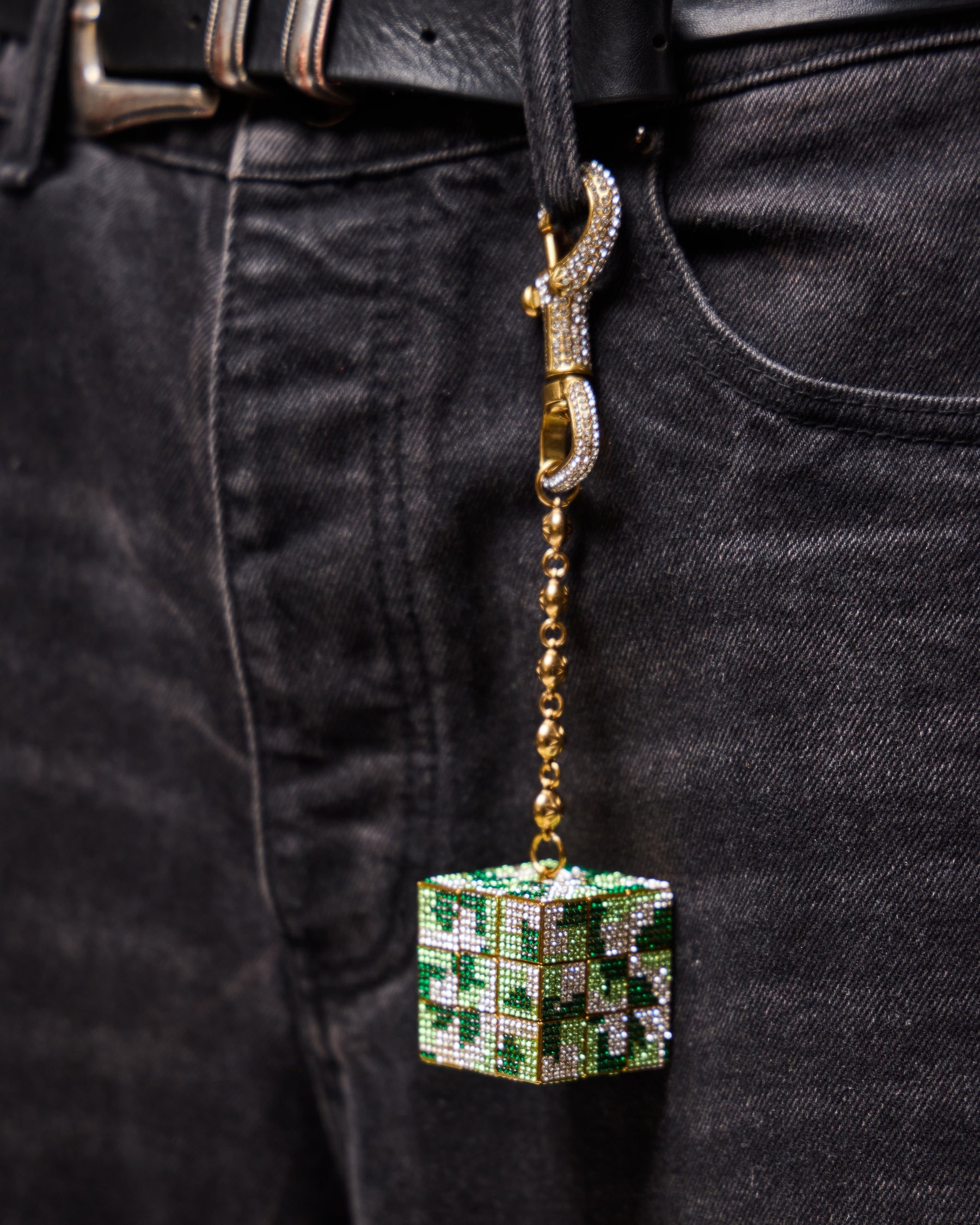 Green Camo StarCube - Gold