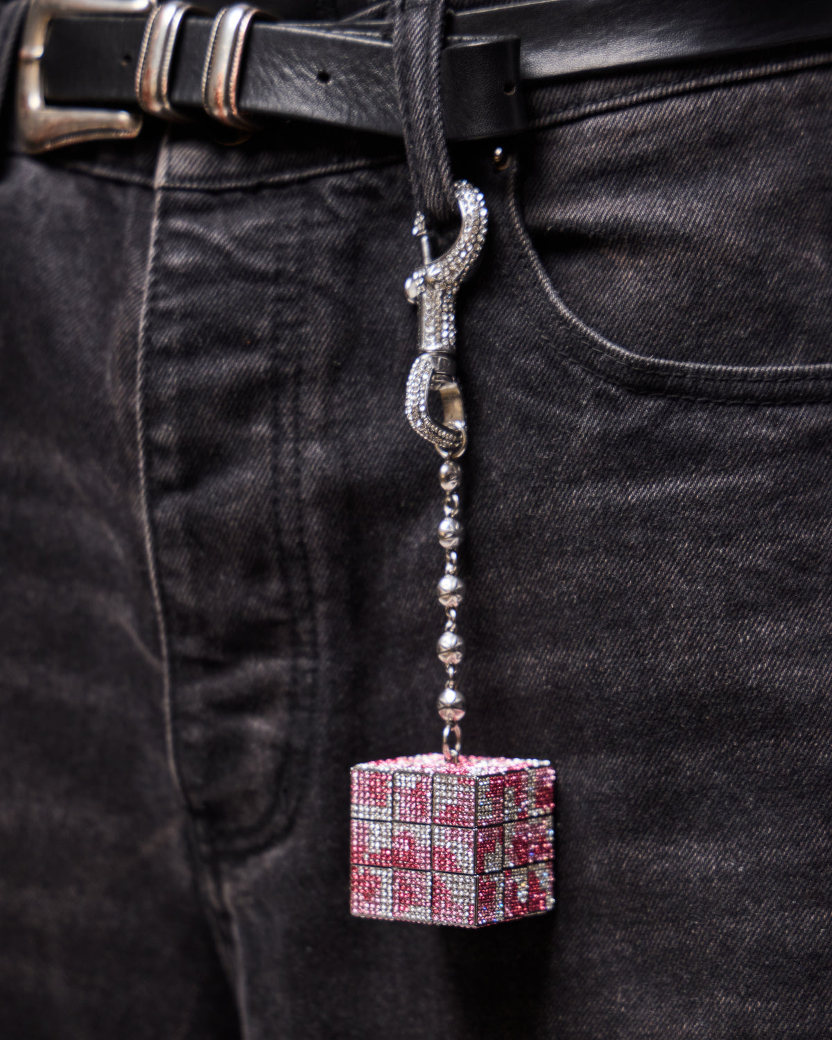 Pink Camo StarCube - Silver