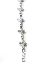 StarBracelet - Crosses - Stainless/White