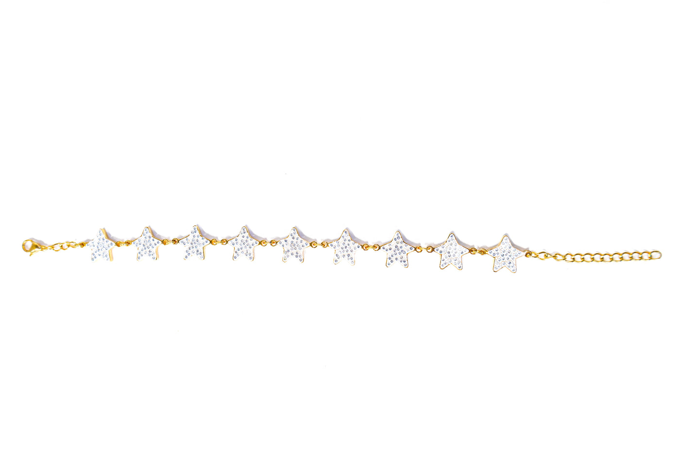 StarBracelet - Stars - Gold/White