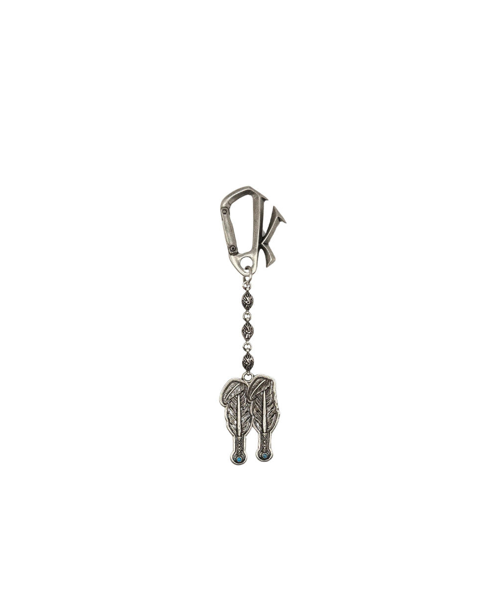 Kyrie #11 Feather Keychain- .925 Silver EXCLUSIVE RELEASE
