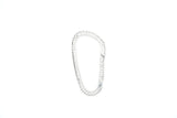 Silver Planet KeyChain - White