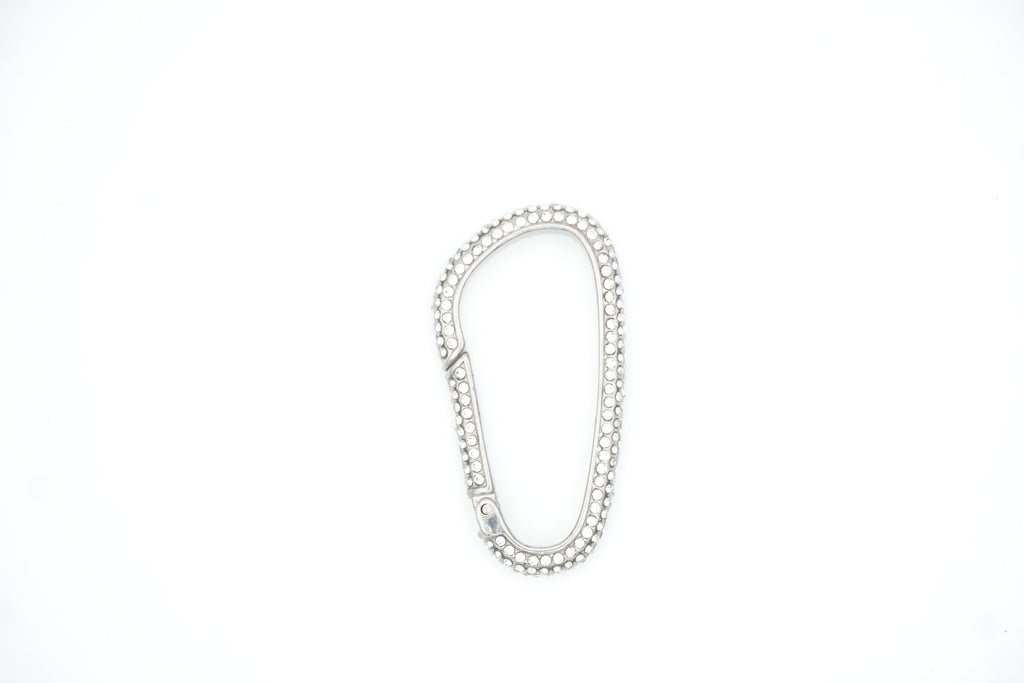 Silver Planet KeyChain - White