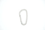 Silver Planet KeyChain - White