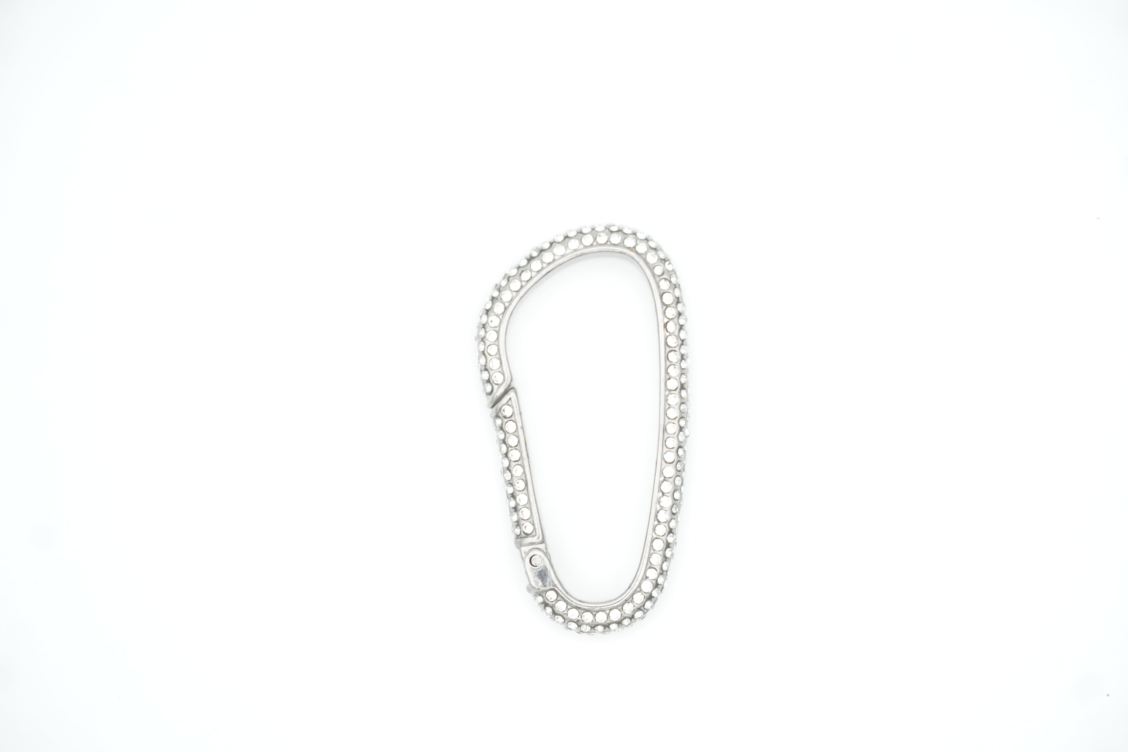 Silver Planet KeyChain - White