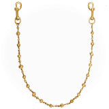 Gold Planets Wallet Chain - No Stones