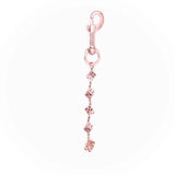 Rose Gold Dice KeyChain - No Stones