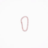 Rose Gold Planet KeyChain - Multicolor Stones