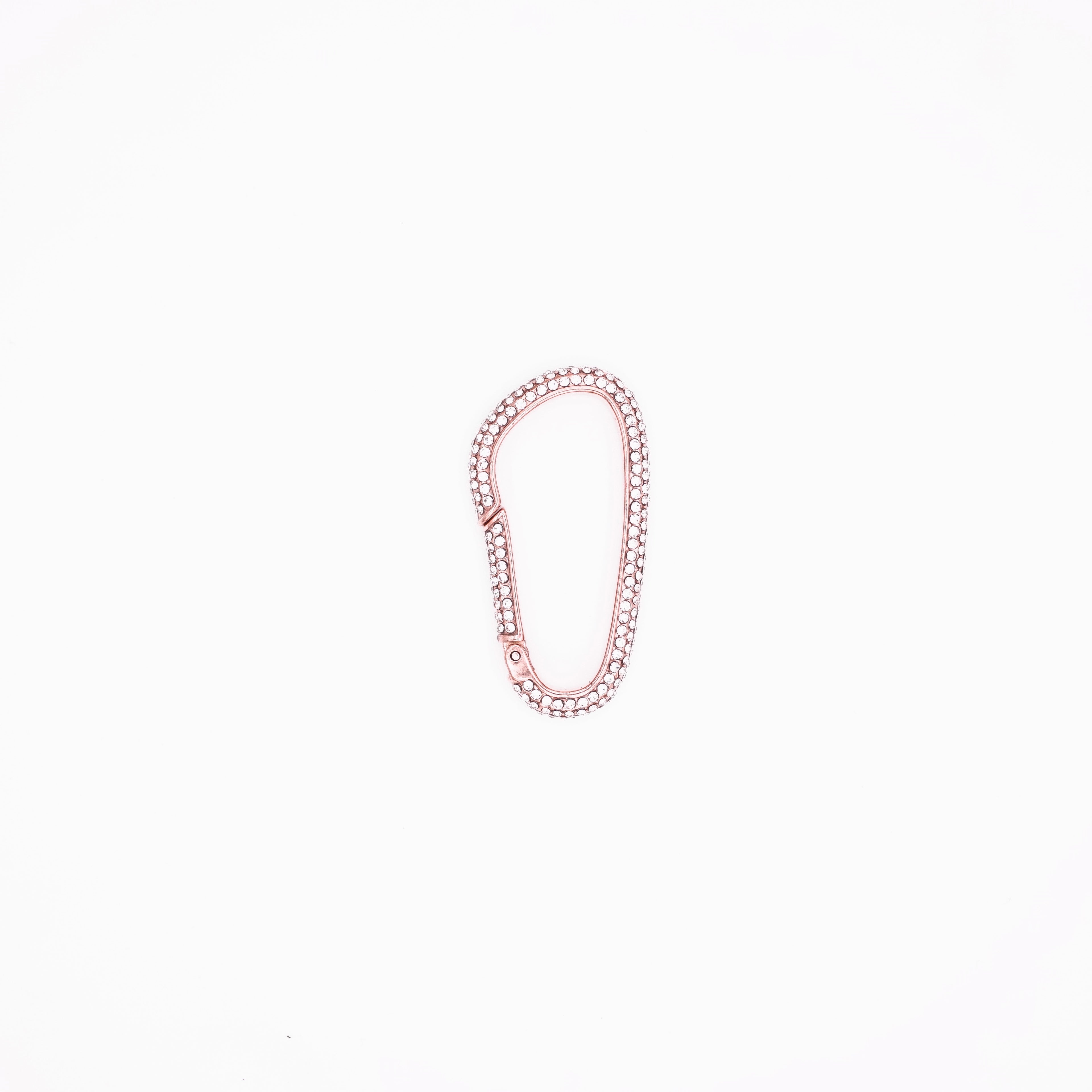 Rose Gold Planet KeyChain - Multicolor Stones