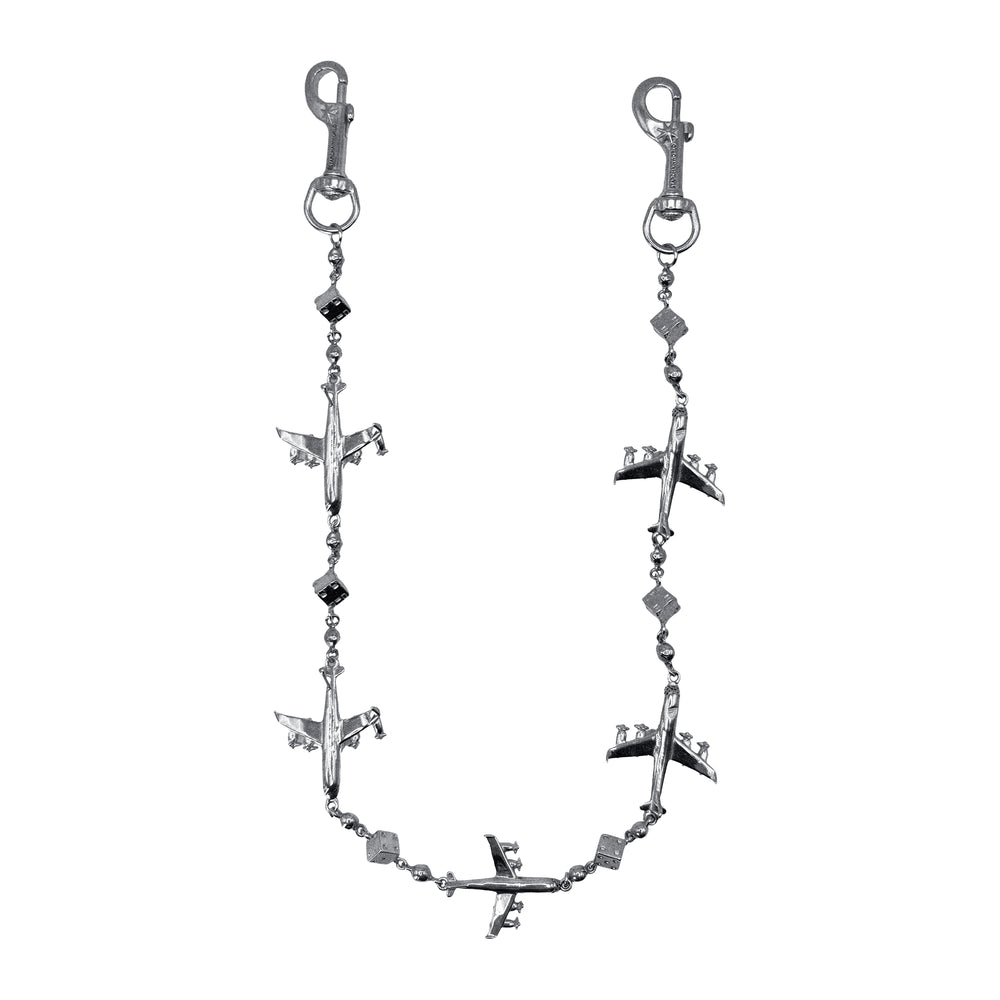 Cargo Plane Wallet Chain - No Stones