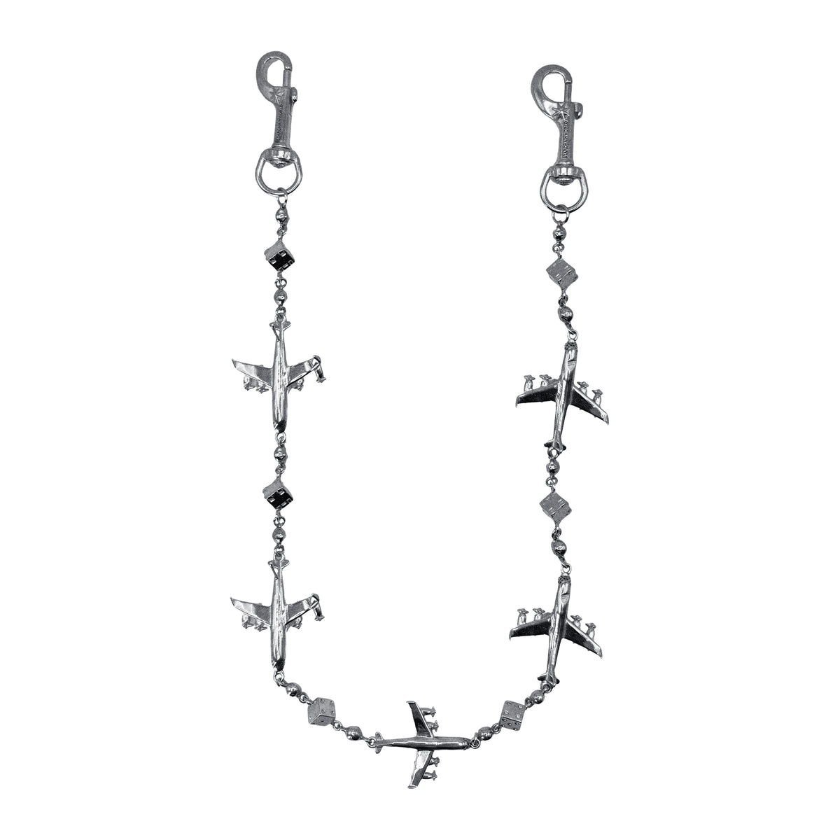 Cargo Plane Wallet Chain - No Stones