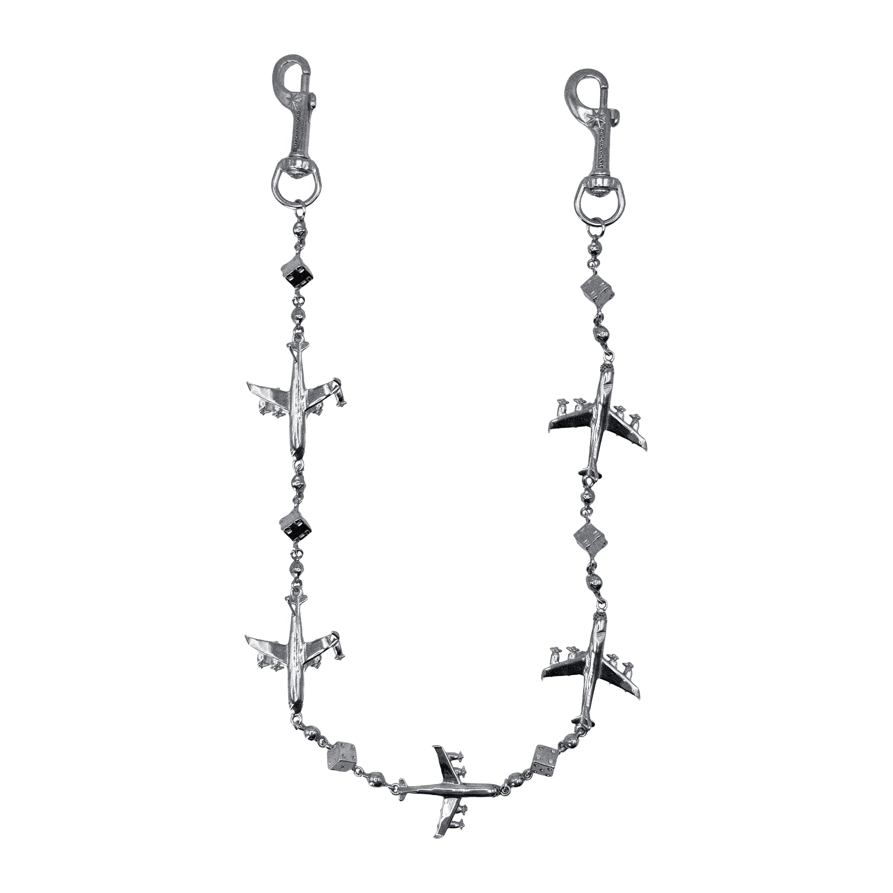 Cargo Plane Wallet Chain - No Stones