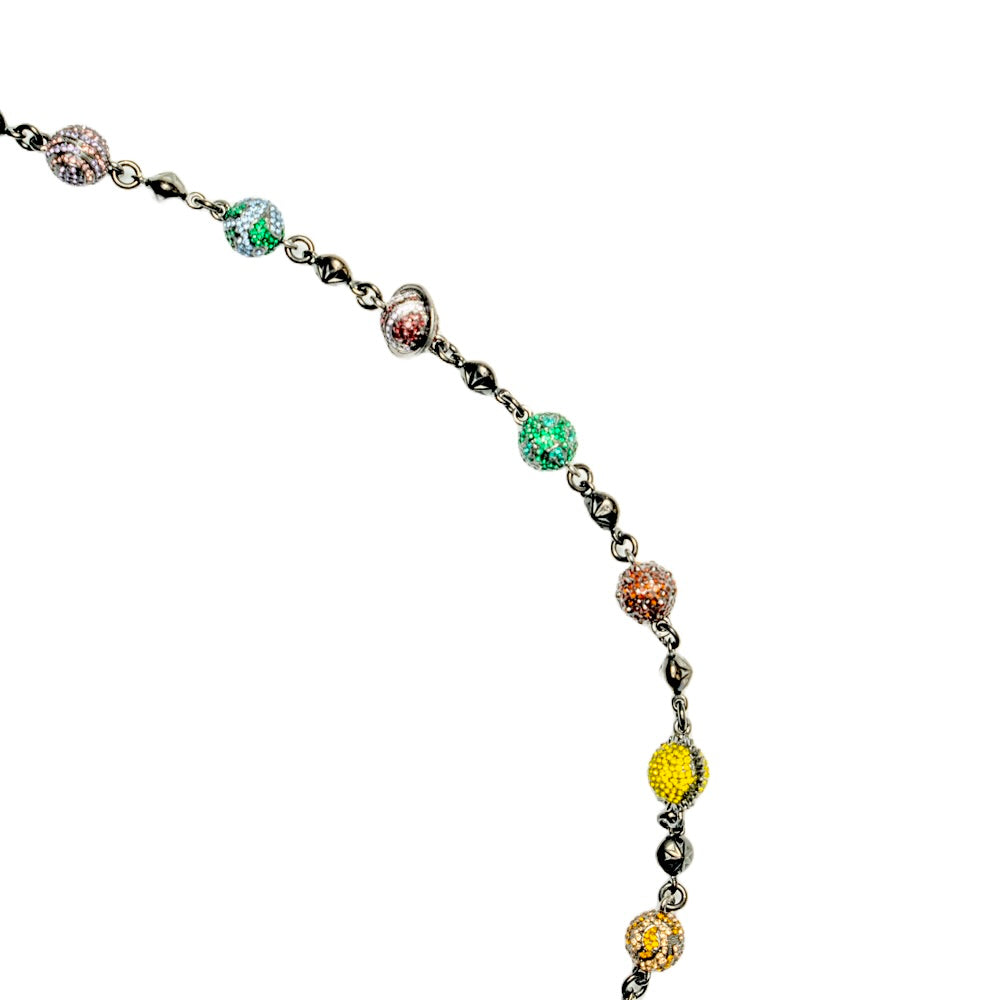 Black Planet Wallet Chain - Multicolor