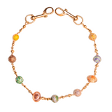 Large Rose Gold Planet Wallet Chain- Multicolor
