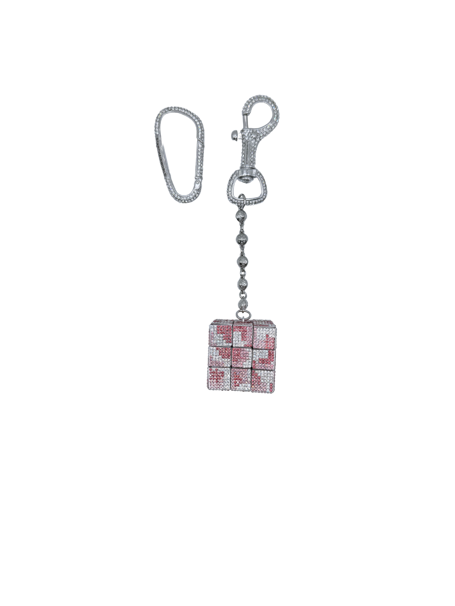 Pink Camo StarCube - Silver