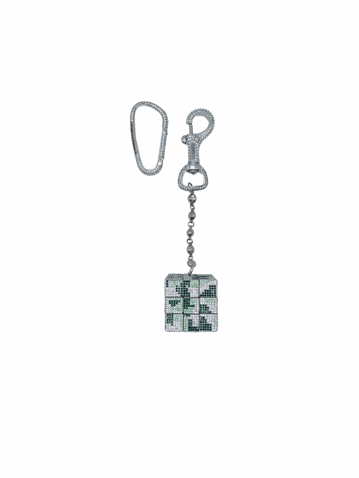 Green Camo StarCube - Silver