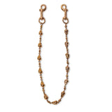 Gold Skull Wallet Chain - No Stones