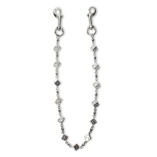 Silver Dice Wallet Chain - No Stones – Starchain World
