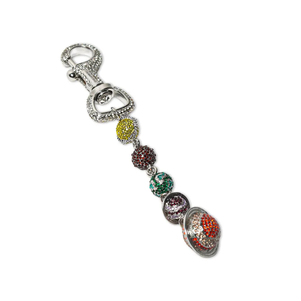 Silver Planet KeyChain - Multicolor
