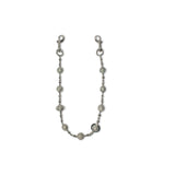 Large Planet Wallet Chain - White