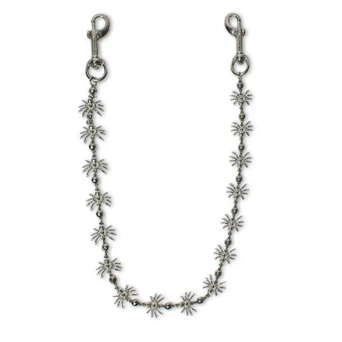 Spider Wallet Chain - Stainless Steel no stones